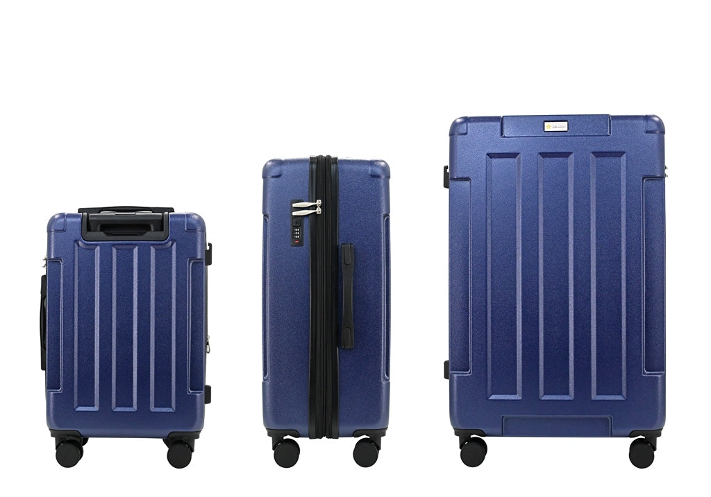 US Army Hawk 3-Piece Luggage Set – Lightweight Expandable ABS Hard Shell Suitcases with Spinner Wheels & Logo Print (28”/24”/20”) – Military Travel Collection