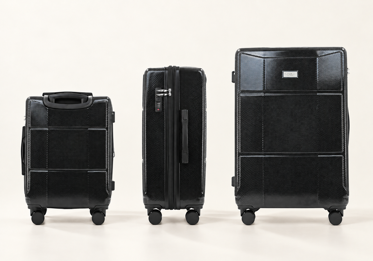 Isaac Mizrahi Aero Lightweight Expandable 3-Piece Luggage Set