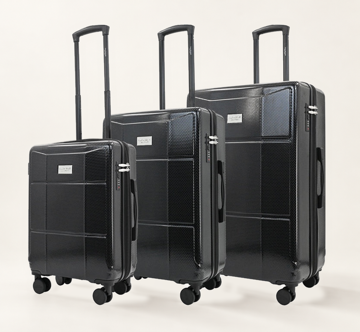 Isaac Mizrahi Aero Lightweight Expandable 3-Piece Luggage Set