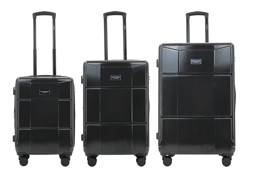 ISAAC MIZRAHI AERO 3-Piece Luggage Set – Lightweight Expandable
