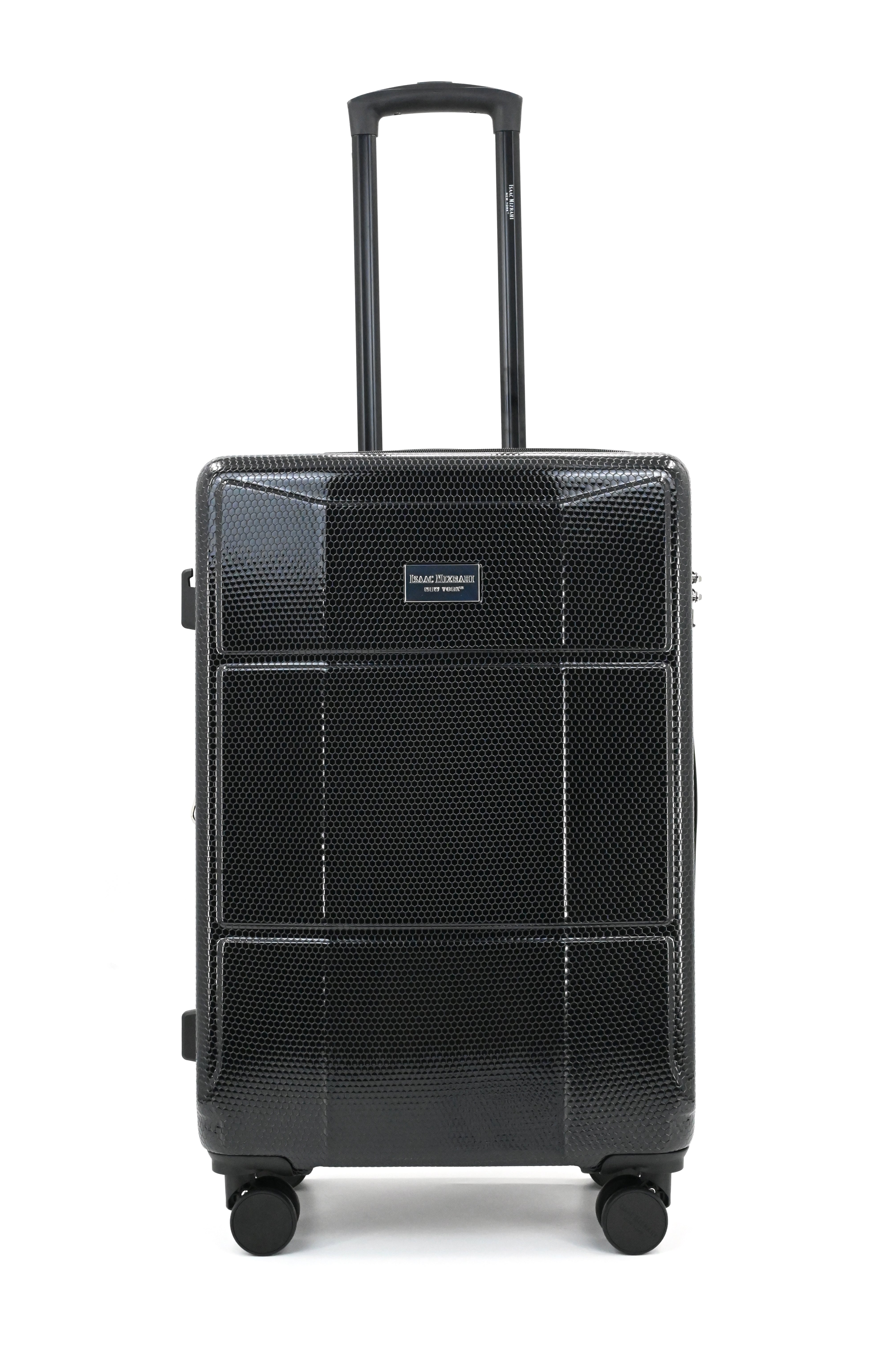 ISAAC MIZRAHI AERO 3-Piece Luggage Set – Lightweight Expandable ABS Hard Shell Suitcases with Spinner Wheels (28”/24”/20”) – Designer Travel Set