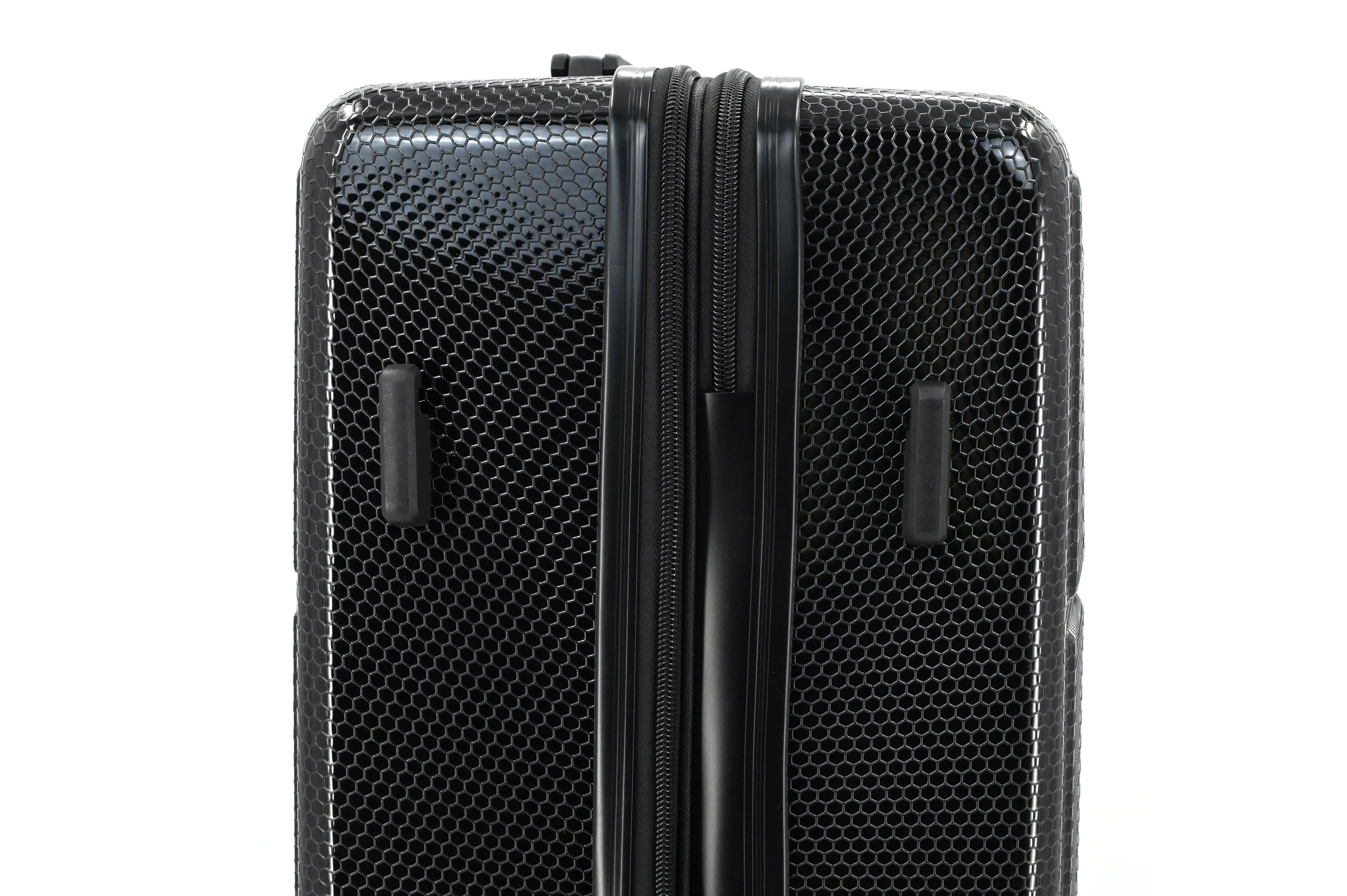 ISAAC MIZRAHI AERO 3-Piece Luggage Set – Lightweight Expandable ABS Hard Shell Suitcases with Spinner Wheels (28”/24”/20”) – Designer Travel Set