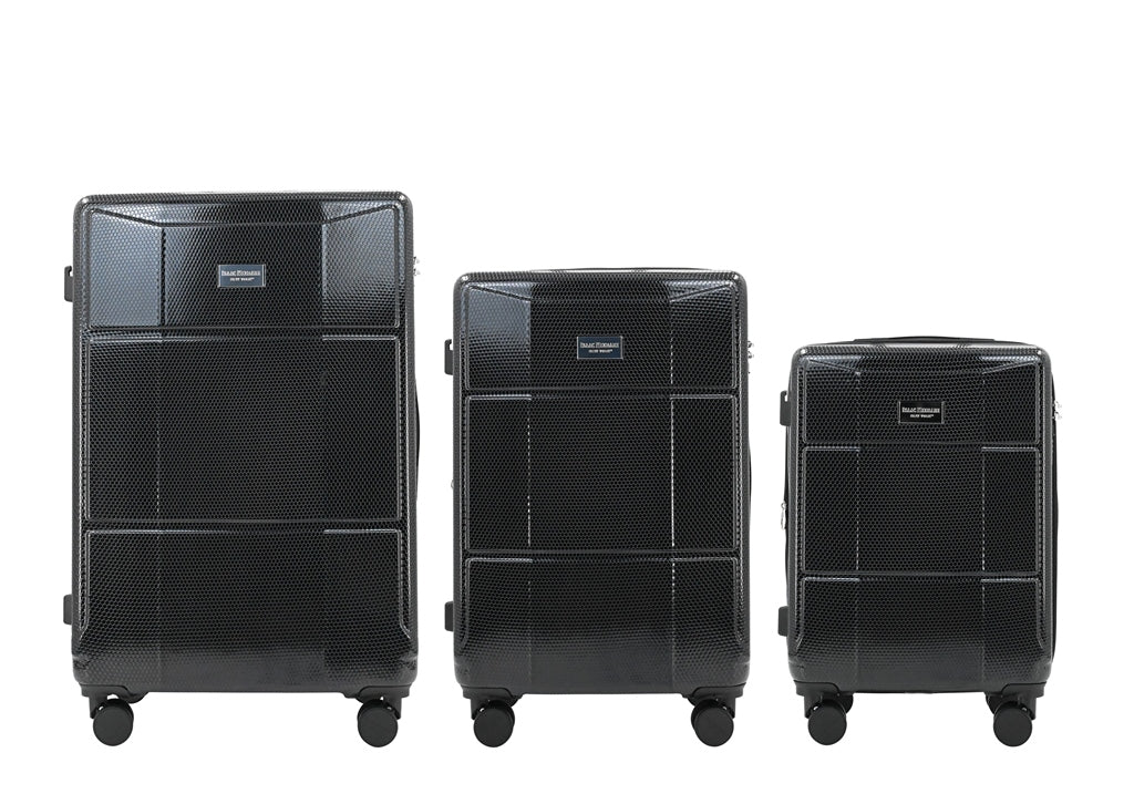 ISAAC MIZRAHI AERO 3-Piece Luggage Set – Lightweight Expandable