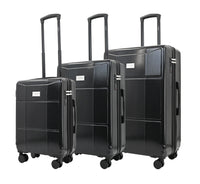 ISAAC MIZRAHI AERO 3-Piece Luggage Set – Lightweight Expandable ABS Hard Shell Suitcases with Spinner Wheels (28”/24”/20”) – Designer Travel Set