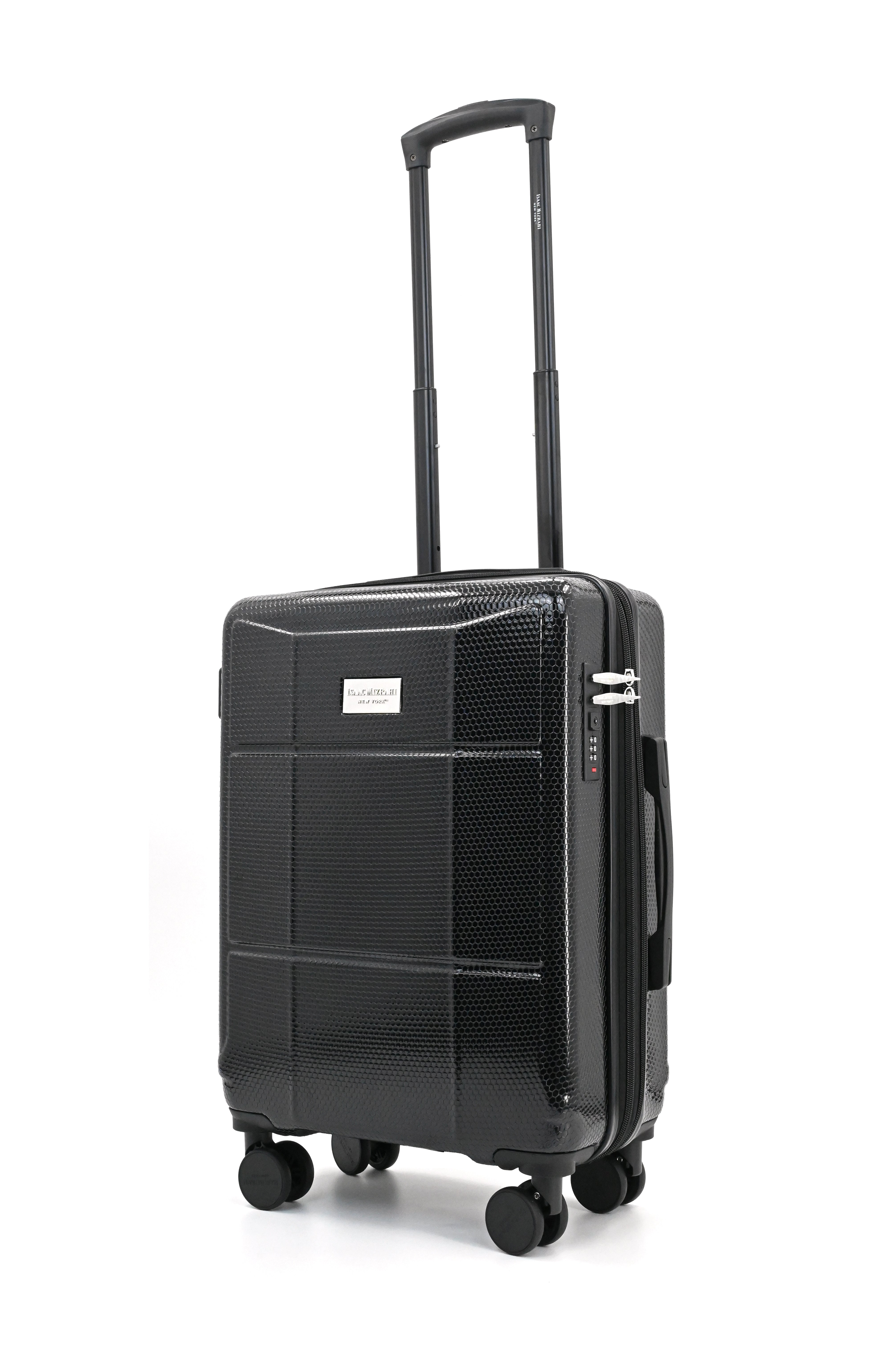 ISAAC MIZRAHI AERO 3-Piece Luggage Set – Lightweight Expandable ABS Hard Shell Suitcases with Spinner Wheels (28”/24”/20”) – Designer Travel Set