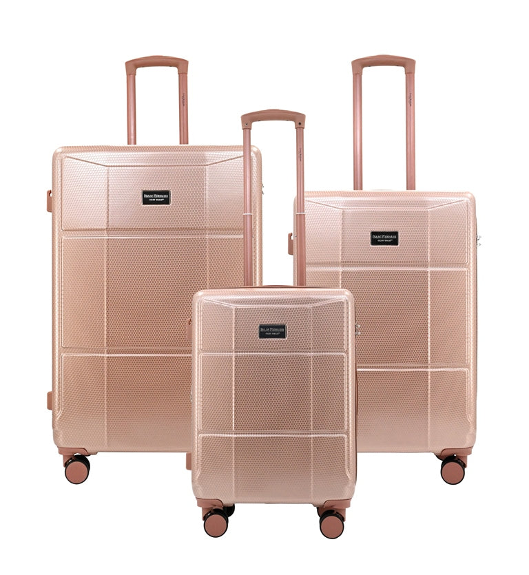 ISAAC MIZRAHI AERO 3-Piece Luggage Set – Lightweight Expandable
