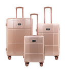ISAAC MIZRAHI AERO 3-Piece Luggage Set – Lightweight Expandable ABS Hard Shell Suitcases with Spinner Wheels (28”/24”/20”) – Designer Travel Set