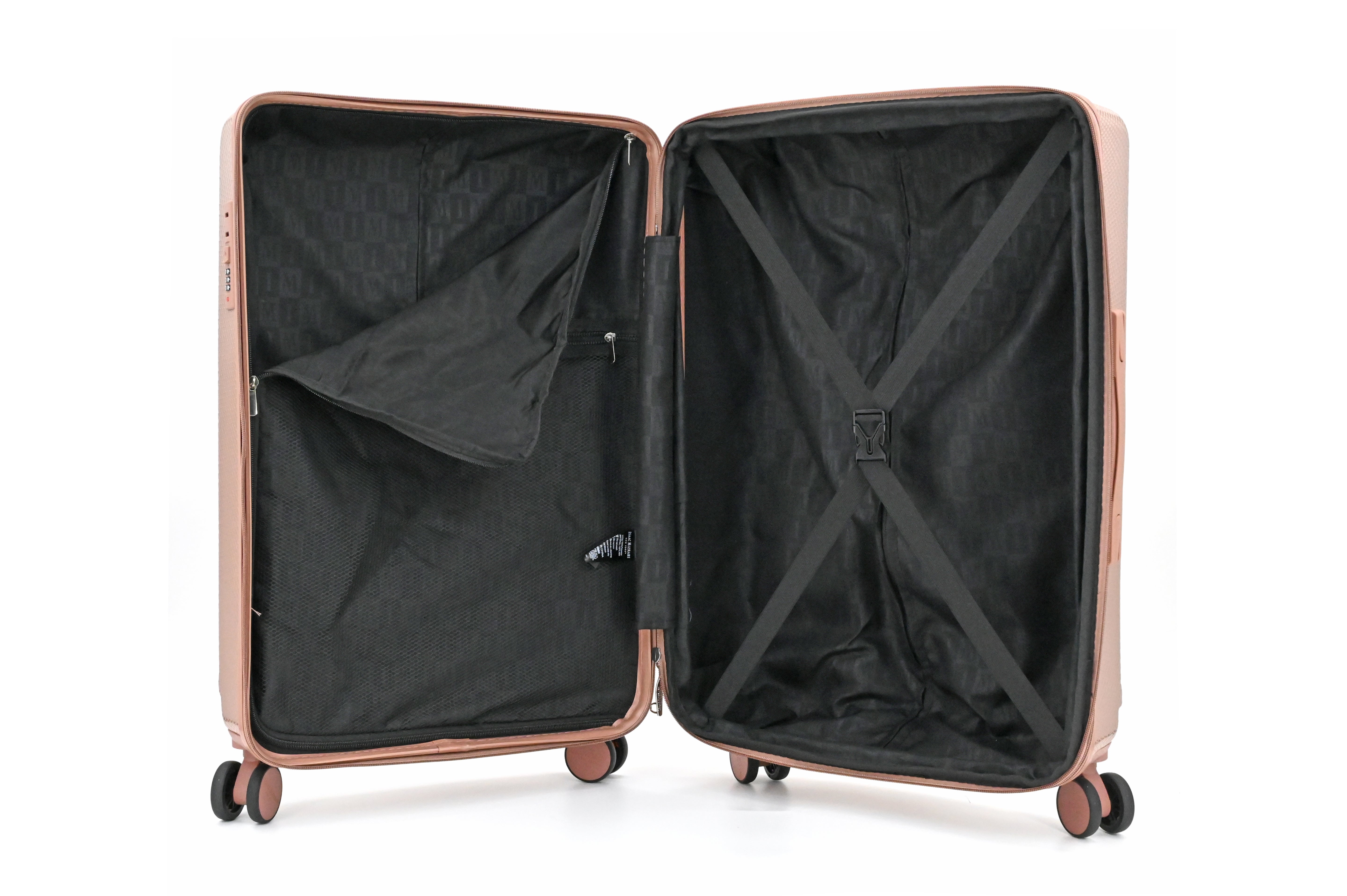 ISAAC MIZRAHI AERO 3-Piece Luggage Set – Lightweight Expandable ABS Hard Shell Suitcases with Spinner Wheels (28”/24”/20”) – Designer Travel Set