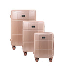 ISAAC MIZRAHI AERO 3-Piece Luggage Set – Lightweight Expandable ABS Hard Shell Suitcases with Spinner Wheels (28”/24”/20”) – Designer Travel Set