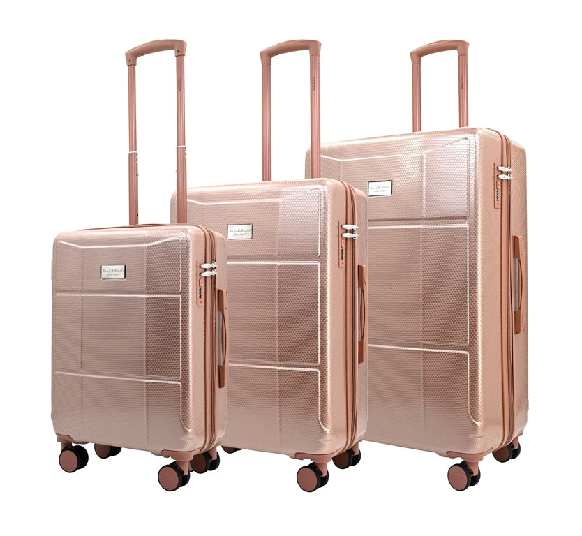 ISAAC MIZRAHI AERO 3-Piece Luggage Set – Lightweight Expandable ABS Hard Shell Suitcases with Spinner Wheels (28”/24”/20”) – Designer Travel Set