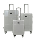 ISAAC MIZRAHI AERO 3-Piece Luggage Set – Lightweight Expandable ABS Hard Shell Suitcases with Spinner Wheels (28”/24”/20”) – Designer Travel Set
