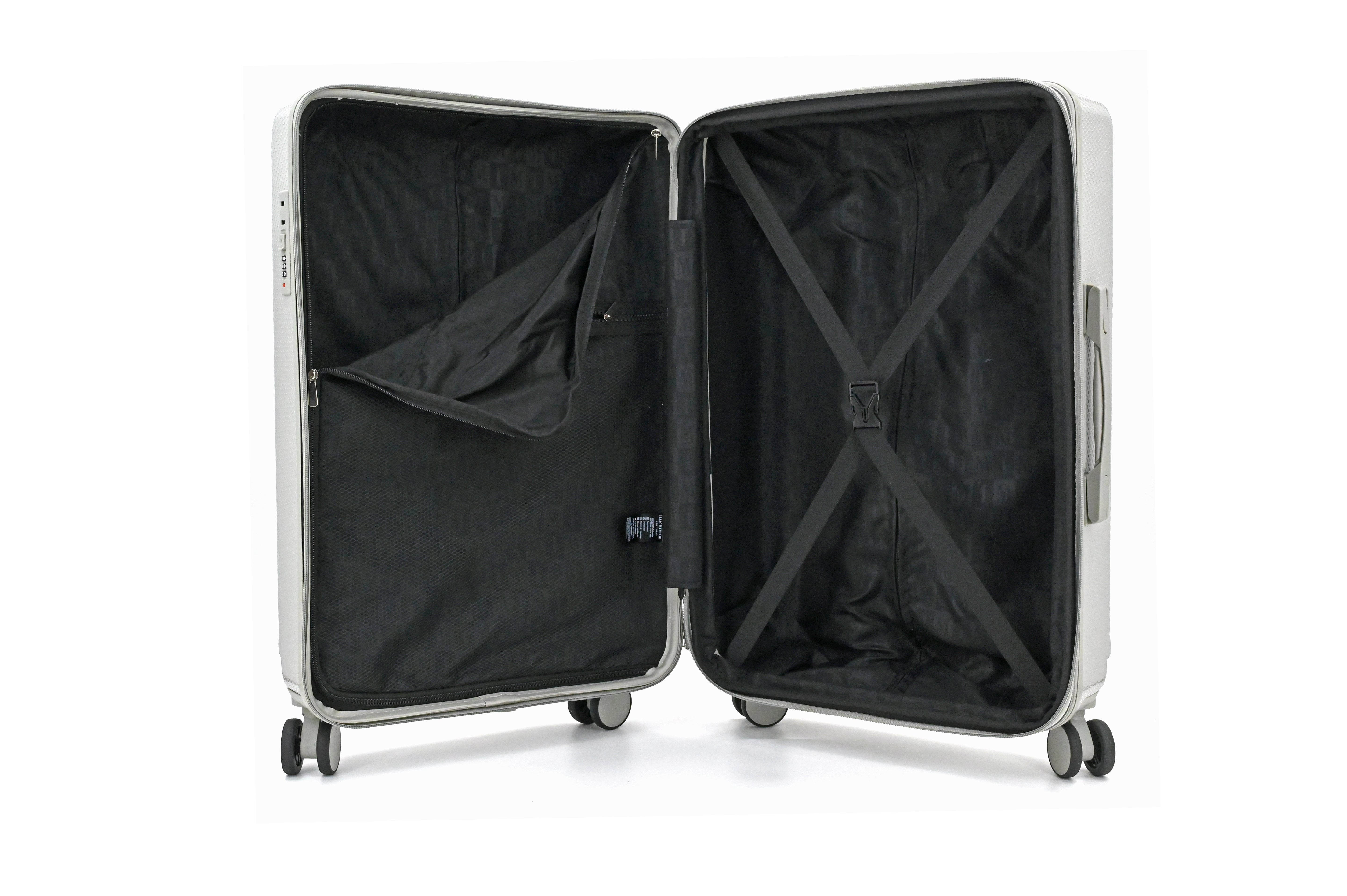 ISAAC MIZRAHI AERO 3-Piece Luggage Set – Lightweight Expandable ABS Hard Shell Suitcases with Spinner Wheels (28”/24”/20”) – Designer Travel Set