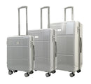 ISAAC MIZRAHI AERO 3-Piece Luggage Set – Lightweight Expandable ABS Hard Shell Suitcases with Spinner Wheels (28”/24”/20”) – Designer Travel Set