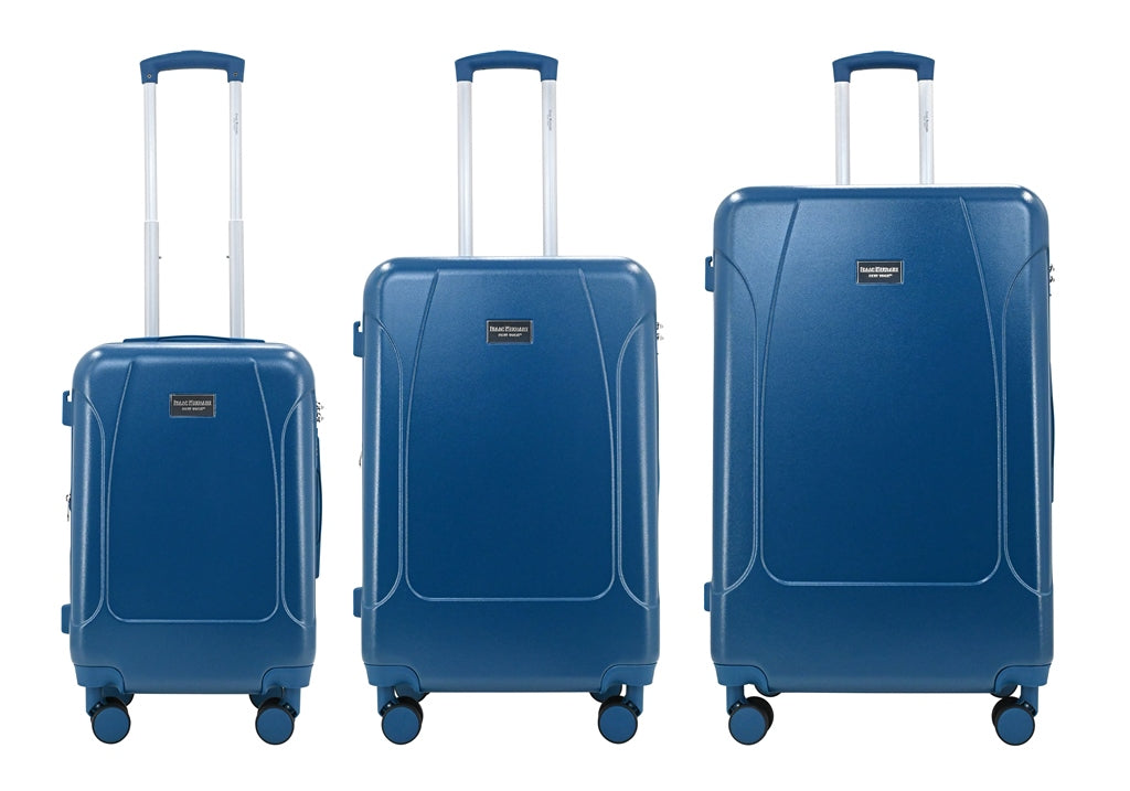ISAAC MIZRAHI LUNA 3-Piece Luggage Set – Lightweight Expandable ABS Hard Shell Suitcases with Spinner Wheels (28”/24”/20”) – Designer Travel Set