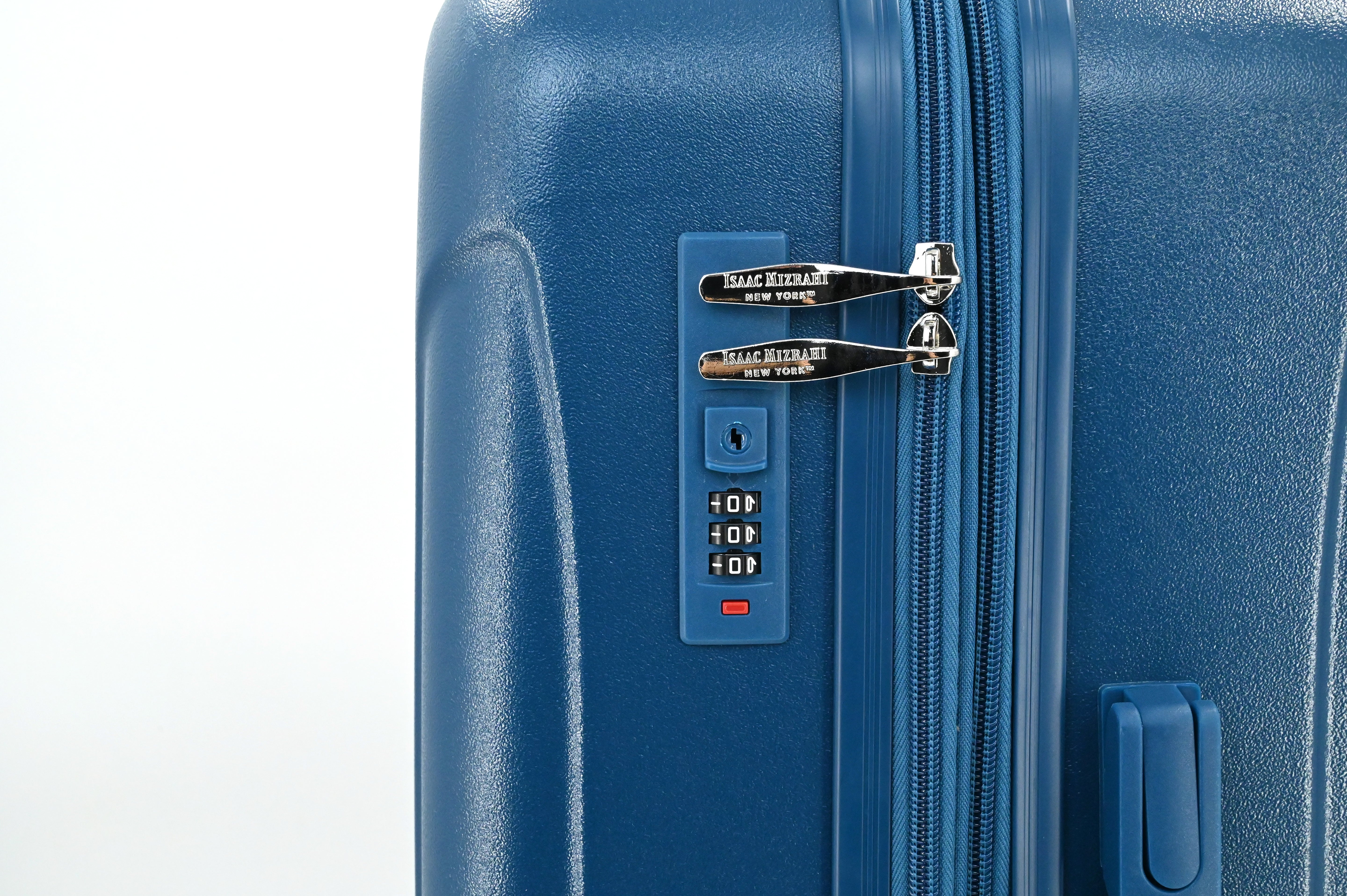 ISAAC MIZRAHI LUNA 3-Piece Luggage Set – Lightweight Expandable ABS Hard Shell Suitcases with Spinner Wheels (28”/24”/20”) – Designer Travel Set