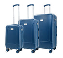 ISAAC MIZRAHI LUNA 3-Piece Luggage Set – Lightweight Expandable ABS Hard Shell Suitcases with Spinner Wheels (28”/24”/20”) – Designer Travel Set