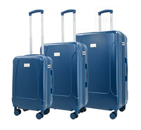 ISAAC MIZRAHI LUNA 3-Piece Luggage Set – Lightweight Expandable ABS Hard Shell Suitcases with Spinner Wheels (28”/24”/20”) – Designer Travel Set