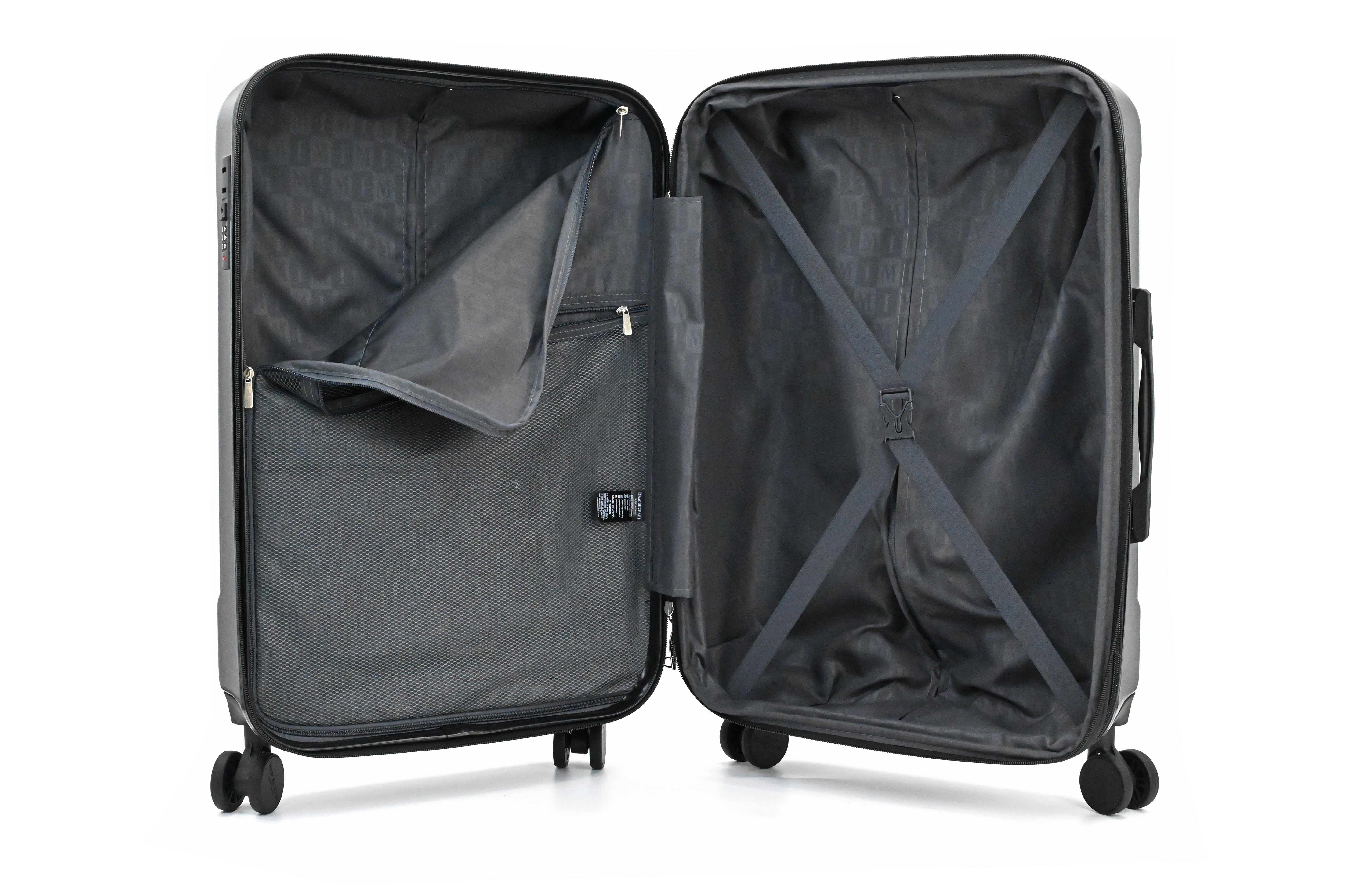 ISAAC MIZRAHI LUNA 3-Piece Luggage Set – Lightweight Expandable ABS Hard Shell Suitcases with Spinner Wheels (28”/24”/20”) – Designer Travel Set