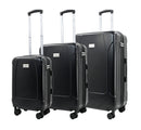 ISAAC MIZRAHI LUNA 3-Piece Luggage Set – Lightweight Expandable ABS Hard Shell Suitcases with Spinner Wheels (28”/24”/20”) – Designer Travel Set