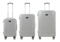 ISAAC MIZRAHI LUNA 3-Piece Luggage Set – Lightweight Expandable ABS Hard Shell Suitcases with Spinner Wheels (28”/24”/20”) – Designer Travel Set
