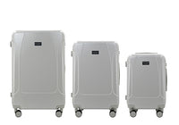 ISAAC MIZRAHI LUNA 3-Piece Luggage Set – Lightweight Expandable ABS Hard Shell Suitcases with Spinner Wheels (28”/24”/20”) – Designer Travel Set