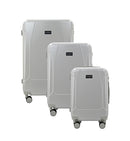 ISAAC MIZRAHI LUNA 3-Piece Luggage Set – Lightweight Expandable ABS Hard Shell Suitcases with Spinner Wheels (28”/24”/20”) – Designer Travel Set