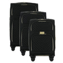 Isaac Mizrahi Victoria Softside Lightweight Expandable 3-Piece Luggage Set