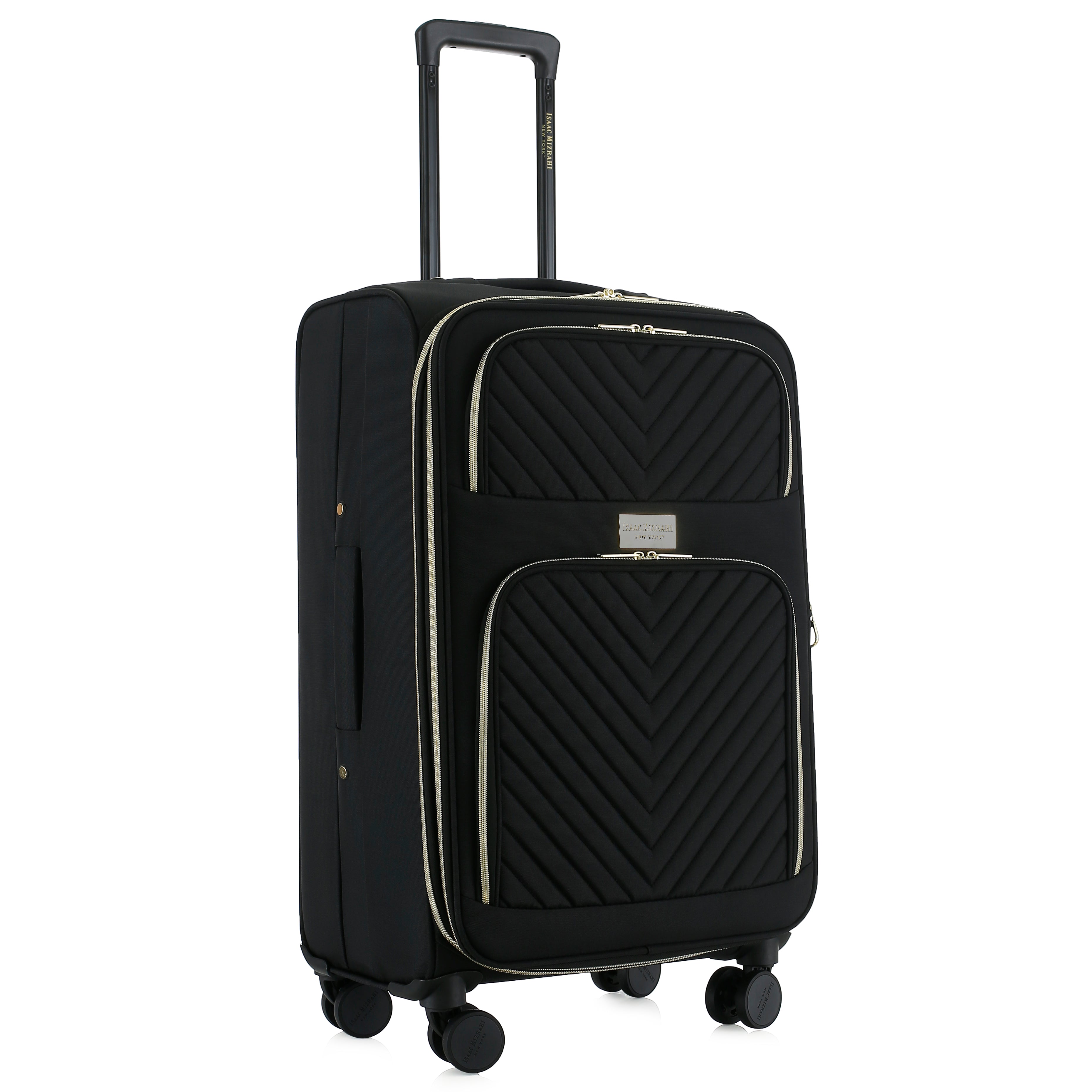 Isaac Mizrahi Victoria Softside Lightweight Expandable 3-Piece Luggage Set