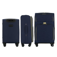 Isaac Mizrahi Victoria Softside Lightweight Expandable 3-Piece Luggage Set