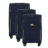 Isaac Mizrahi Victoria Softside Lightweight Expandable 3-Piece Luggage Set