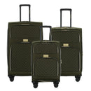 Isaac Mizrahi Victoria Softside Lightweight Expandable 3-Piece Luggage Set