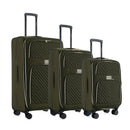 Isaac Mizrahi Victoria Softside Lightweight Expandable 3-Piece Luggage Set