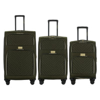 Isaac Mizrahi Victoria Softside Lightweight Expandable 3-Piece Luggage Set