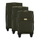Isaac Mizrahi Victoria Softside Lightweight Expandable 3-Piece Luggage Set