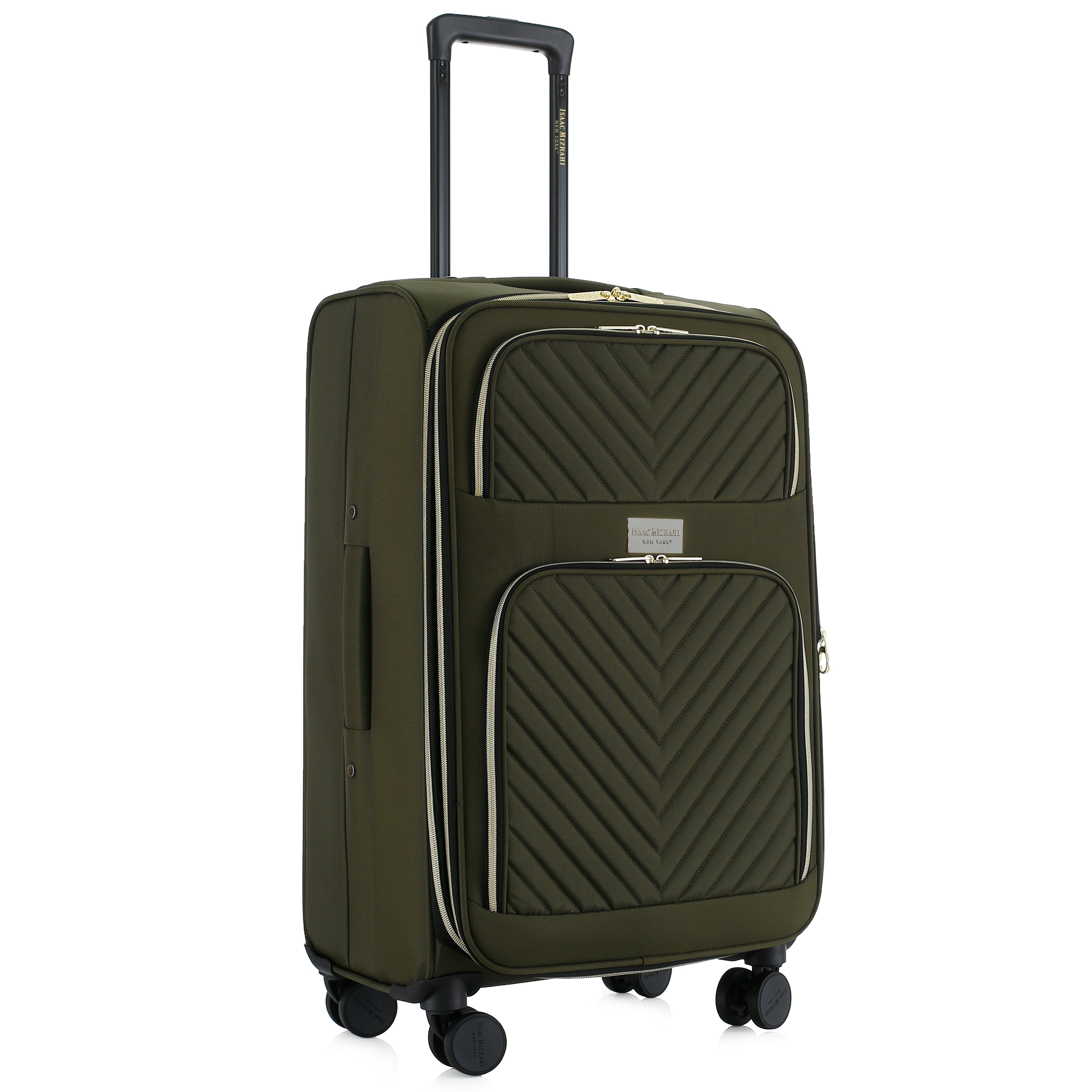 Isaac Mizrahi Victoria Softside Lightweight Expandable 3-Piece Luggage Set