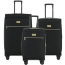 Isaac Mizrahi Monroe Softside Lightweight Expandable 3-Piece Luggage Set