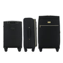 Isaac Mizrahi Monroe Softside Lightweight Expandable 3-Piece Luggage Set