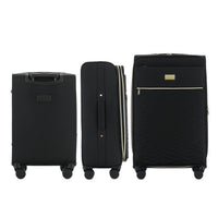 Isaac Mizrahi Monroe Softside Lightweight Expandable 3-Piece Luggage Set