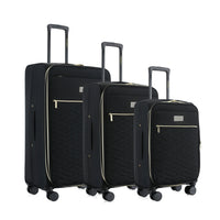 Isaac Mizrahi Monroe Softside Lightweight Expandable 3-Piece Luggage Set
