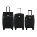 Isaac Mizrahi Monroe Softside Lightweight Expandable 3-Piece Luggage Set