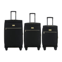 Isaac Mizrahi Monroe Softside Lightweight Expandable 3-Piece Luggage Set