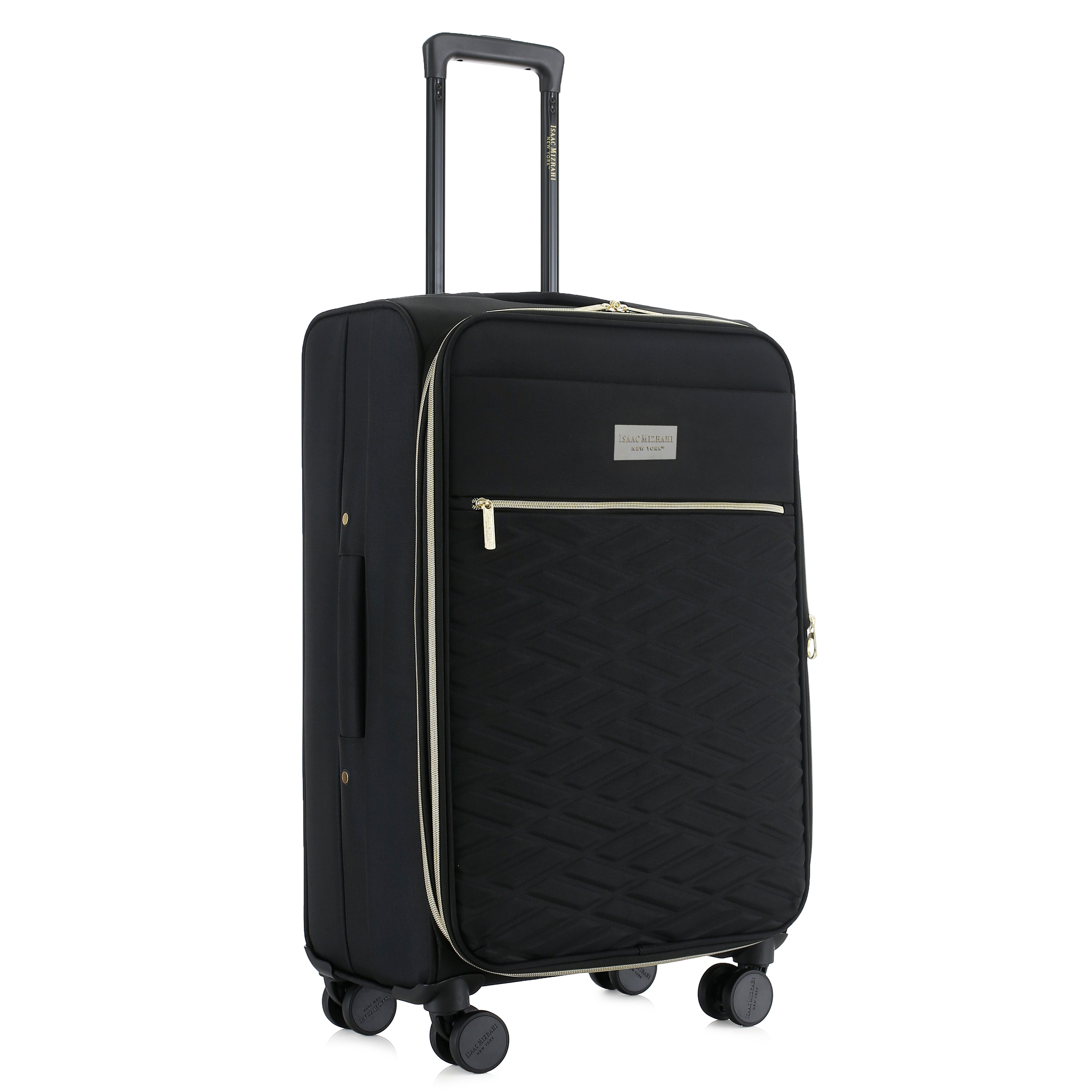 Isaac Mizrahi Monroe Softside Lightweight Expandable 3-Piece Luggage Set