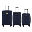 Isaac Mizrahi Monroe Softside Lightweight Expandable 3-Piece Luggage Set