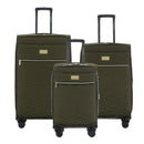 Isaac Mizrahi Monroe Softside Lightweight Expandable 3-Piece Luggage Set