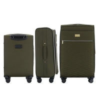 Isaac Mizrahi Monroe Softside Lightweight Expandable 3-Piece Luggage Set