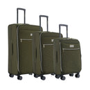 Isaac Mizrahi Monroe Softside Lightweight Expandable 3-Piece Luggage Set