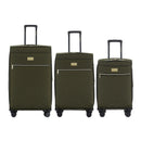 Isaac Mizrahi Monroe Softside Lightweight Expandable 3-Piece Luggage Set