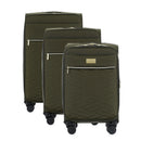 Isaac Mizrahi Monroe Softside Lightweight Expandable 3-Piece Luggage Set