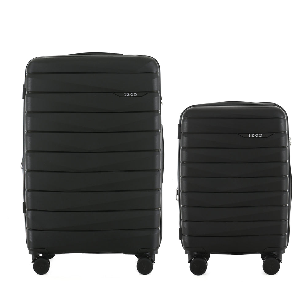 IZOD Soren 2 Piece Hardside Expandable Luggage Set, 20-Inch Carry-On & 28-Inch Checked Luggage