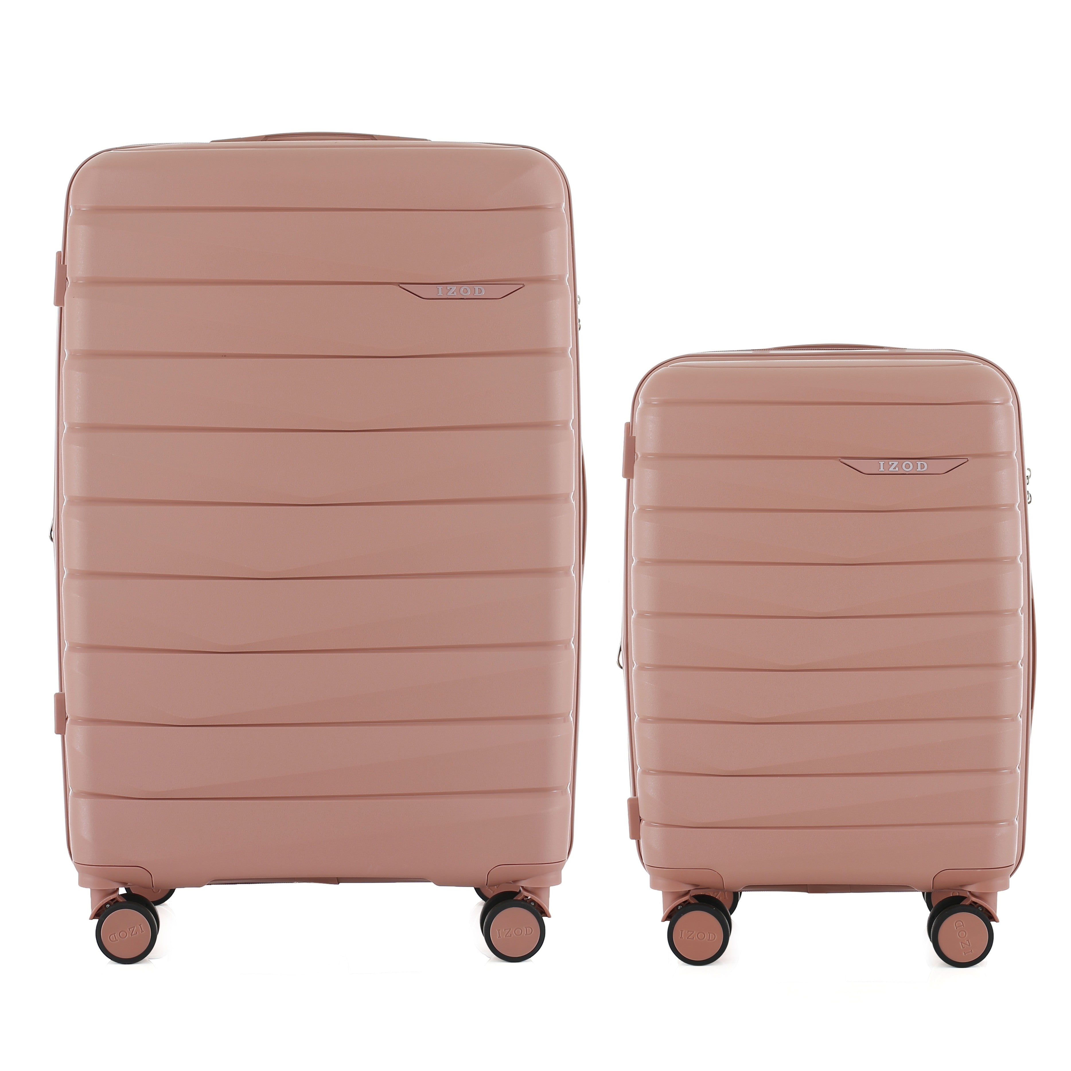 IZOD Soren 2 Piece Hardside Expandable Luggage Set, 20-Inch Carry-On & 28-Inch Checked Luggage